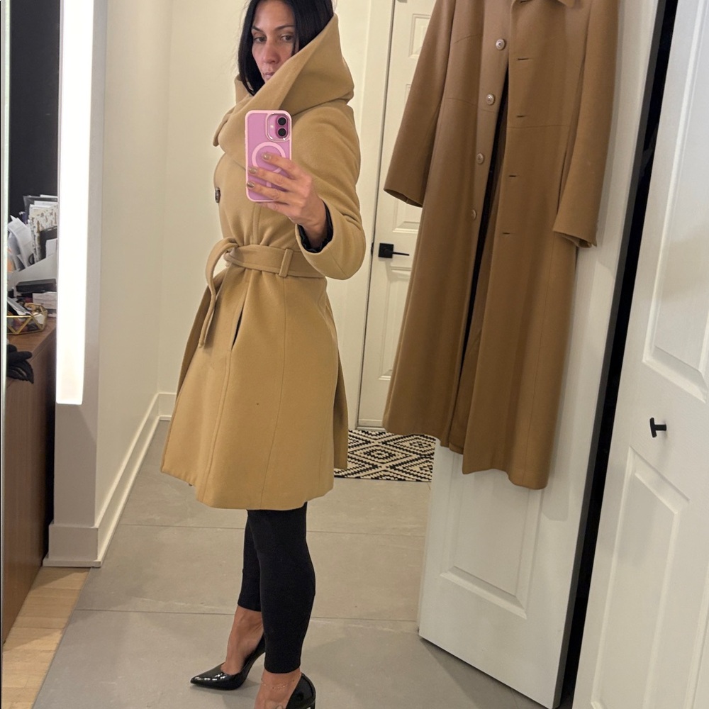 Tristan & Iseut long Camel Cashmere & wool jacket
